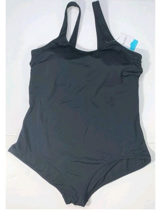 DELIMIRA Other - NEW Delimira Black Padded One-Piece Lined Bathing Suit Swimsuit Women's Plus 16W